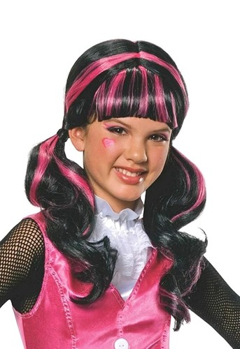 Draculaura kinder perücke - kinder,